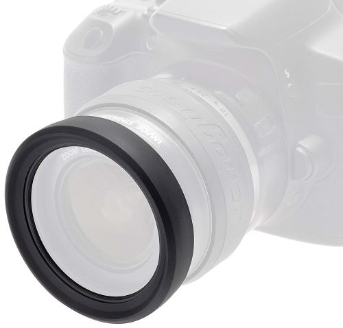 Easycover Eclr72 Protection En Silicone Pour Objectif 72 Mm Noir