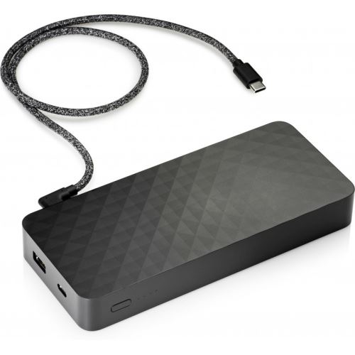 hp usb-c notebook power bank noir