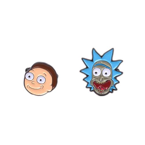 Boutons de manchette visage Rick et Morty