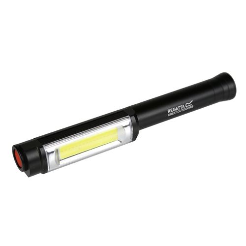 REGATTA  lampe de poche magn&eacute;tique en aluminium noir/jaune 4 pi&egrave;ces