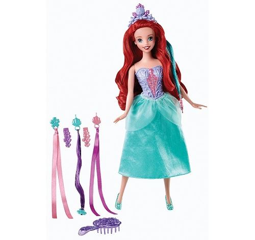 Poupée ariel coiffure de princesse - disney princess