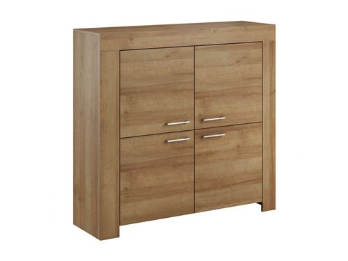 BOBOCHIC Buffet haut 120 cm SKYLINE Chêne