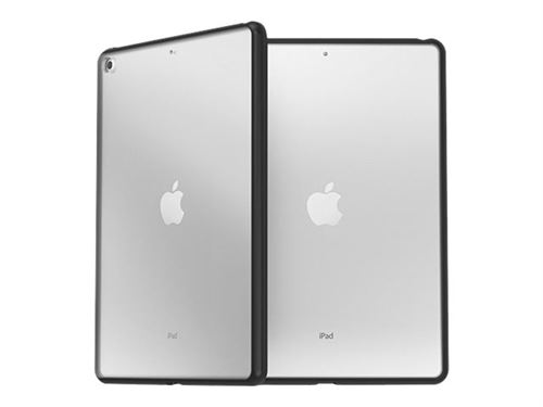 OtterBox React Series - Coque de protection pour tablette - polycarbonate caoutchouc synthétique - cristal noir - 10.2 - pour Apple 10.2-inch iPad (7ème génération 8ème génération 9ème génération)