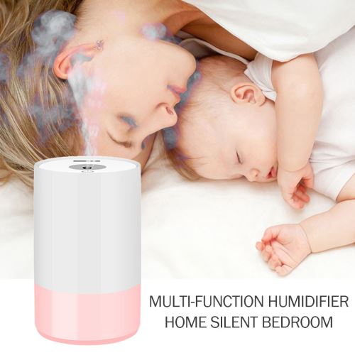 3 en1 USB Humidificateur Ventilateur LED humidificateur d'air du ventilateur USB Diffuseur Purificateur Atomiseur Kiliaadk363