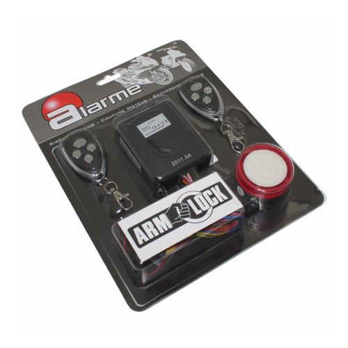 Alarme armlock moto-scooter avec 2 telecommandes