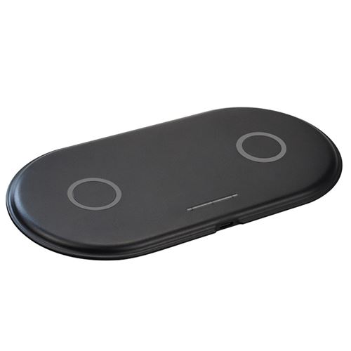 Support de support chargeur rapide sans fil Qi pour Apple Watch 4 pour iPhone pour airpods - Noir