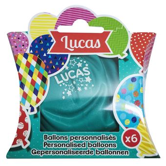 Ballons de baudruche prénom Lucas - 1