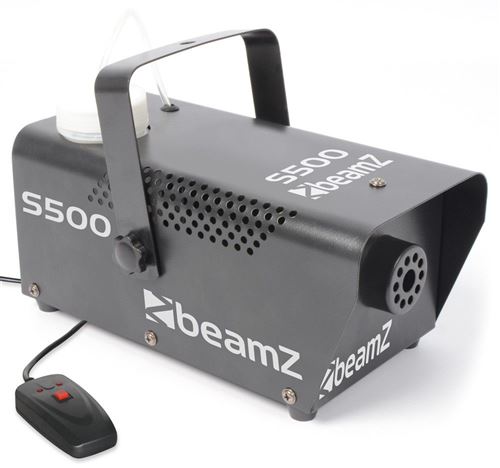 BeamZ S500-M - Machine à fumée en métal avec liquide, 500 Watts