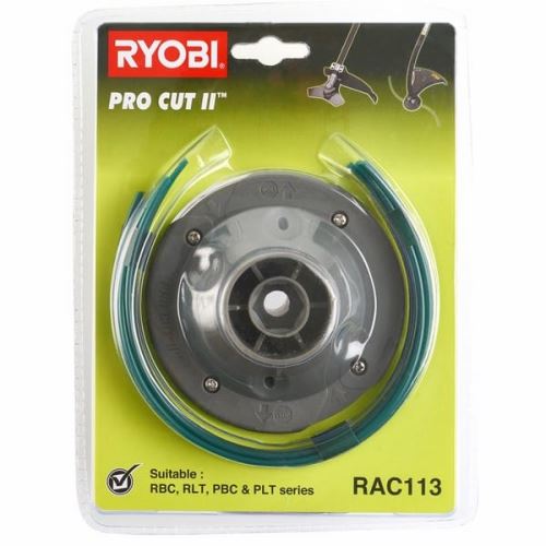 Tete double fil pro cut ii + 10 brins pour Debroussailleuse Ryobi