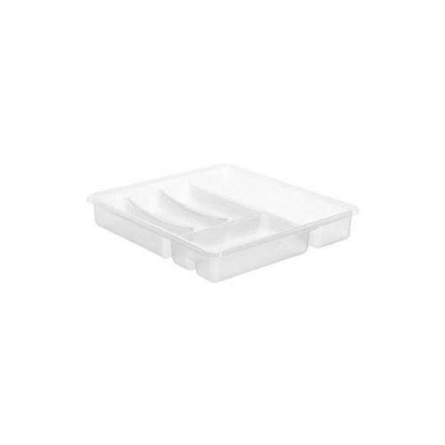 SUDIS Range Couverts 6 compartiments 7531002 39x32x5 cm blanc