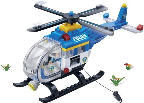 BanBao kit de construction Police Helicopter 122-piece