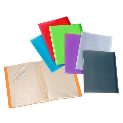 Lot de 15 Protège-documents A4 - Reliure 60 Vues - Coloris assortis Viquel Multicolore
