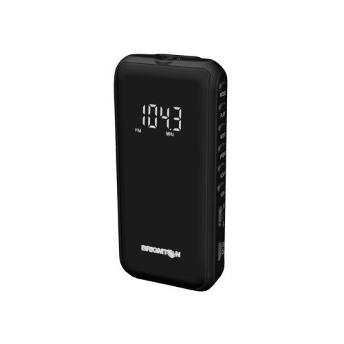 Radio numérique portable BRIGMTON BT-124-N Micro SD Noir
