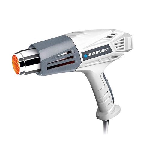 Blaupunkt Pistolet à Air Chaud 2000 W BP2000E, Décapeur Thermique, 4 Buses, Température 450 à 600℃, Débit d'Air 300 à 500 L/min