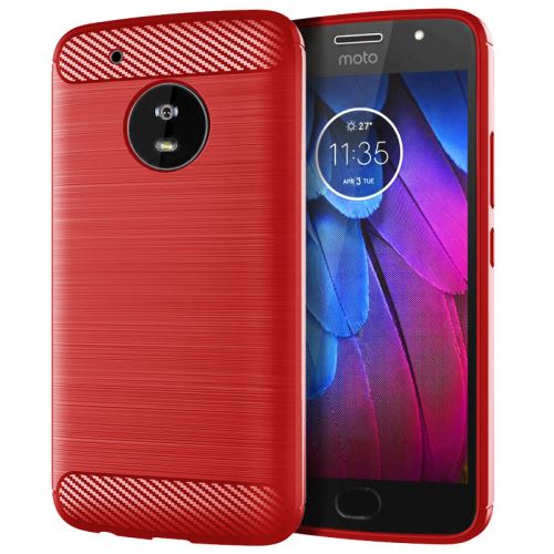 Etui Coque de protection durable souple pour Moto G5S - Rouge