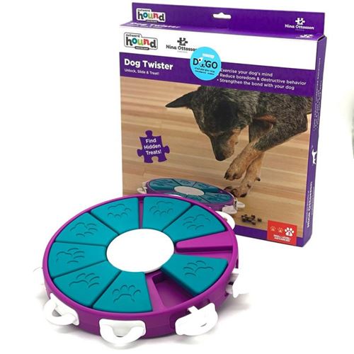 Outward Hound Jeu pour chiens Nina Ottosson Dog Twister Vert et violet