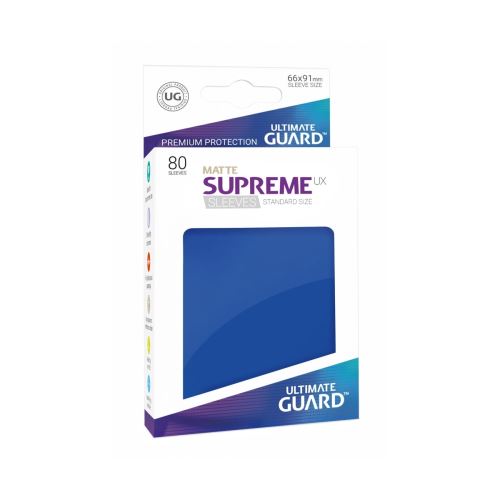 Ultimate Guard - 80 pochettes Supreme UX Sleeves taille standard Bleu Mat