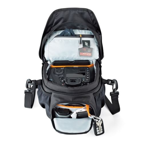 Sac Lowepro Adventura 140 – Pour Petit Appareil Photo/Caméscope – Nylon Noir, Occasion