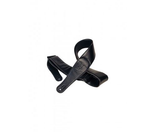 Levys Leathers M7GG3-BLK sangle de guitare en cuir - noir - 7 cm de large - Image 3