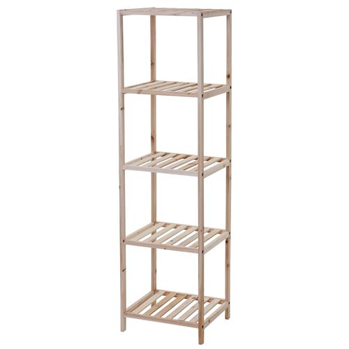Étagère MENDLER HWC-B54, bois de sapin 5 étages