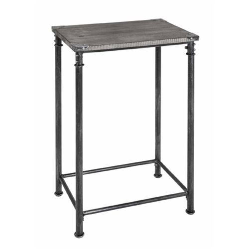 Paris Prix - Table D'appoint Vintage océane 77cm Noir