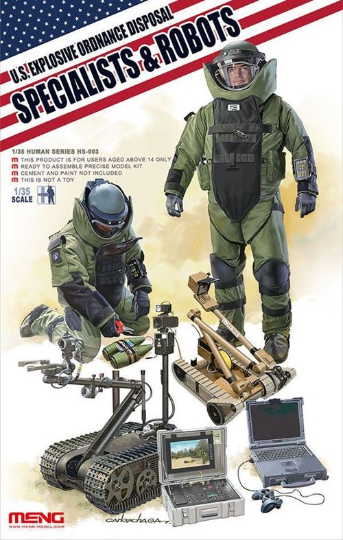 MENG U.s. Explosive Ordnance Disposal Special - 1:35e - -model
