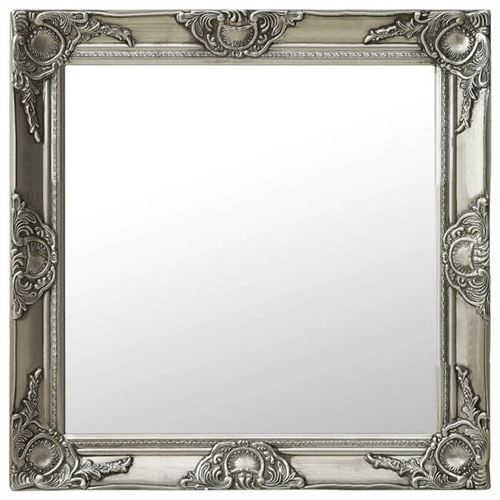 Vidaxl Argent Miroir Baroque É 60X60 Cm - Image 3