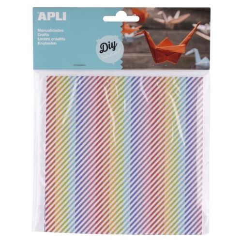 Apli sachet de 50 feuilles de papier motifs assortis 014794