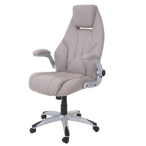 Mendler Fauteuil De Bureau Relax - Taupe - Image 3