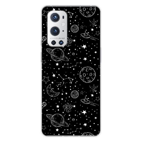 Coque en silicone imprimée compatible OnePlus 9 Pro 5G Galaxy draw