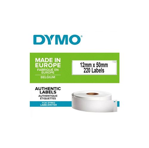 DYMO LabelWriter - Blanc - 50 x 12 mm 220 étiquette(s) (1 rouleau(x) x 220) étiquettes pour dossiers suspendus - pour DYMO LabelWriter 310, 315, 320, 330, 400, 450, 4XL, SE450, Wireless