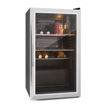 Klarstein Beersafe XXL frigo 85 L classe G acier porte en verre - 1