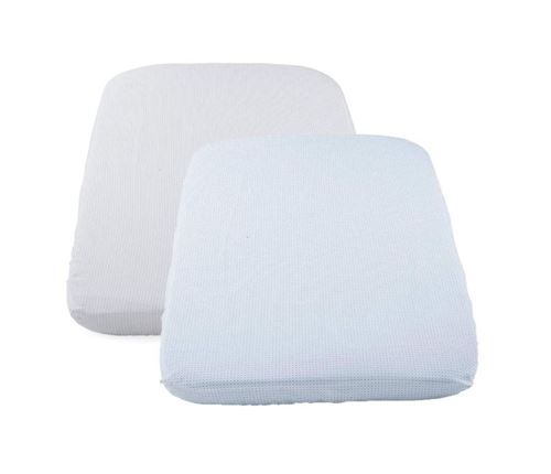 CHICCO- Drap housse pour matelas de bébé - 2 pièces - gris