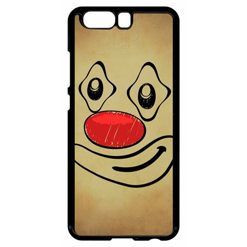 Coque huawei p10 smiley clown nez rouge