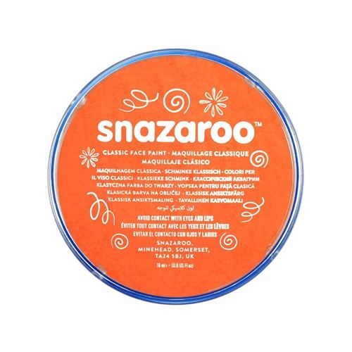 Snazaroo - 18553 - Maquillage - Galet de Fard Aquarellable - 18 ml - Orange