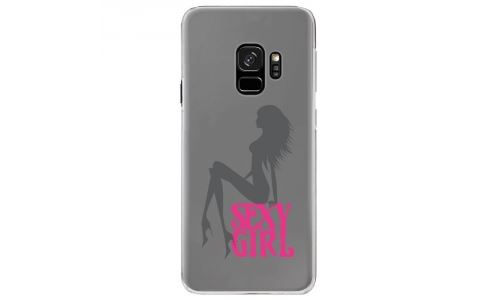 Coque rigide transparente pour Samsung Galaxy S9 avec impression Motifs Sexy Girl