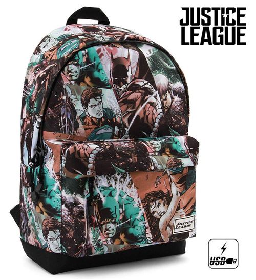 Justice Leage comic Sac à dos 44x30