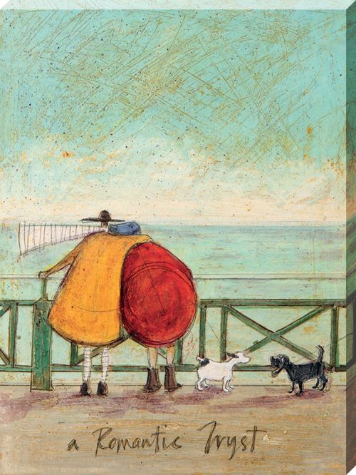 Sam Toft imprimée A Romantic Tryst 30 x 40 cm