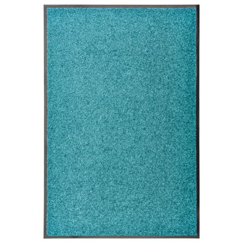 Paillasson lavable Cyan 60x90 cm vidaXL - cyan