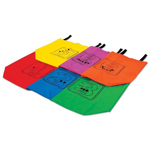 Non Communiqué Multicolore Reydon Sacs De Marche Numérotés 28 X 28 Cm En Nylon Junior 6 Pièces - Image 1