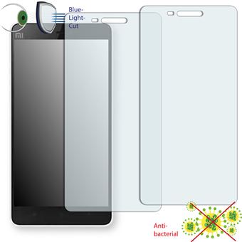 Xiaomi Mi4c Film de protection d'écran - 2x DISAGU ClearScreen pour Xiaomi Mi4c antibactérien, filtre lumière bleue - 1