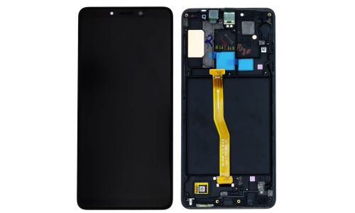 Ecran noir origine Samsung Galaxy A9-2018 Vitre + Ecran LCD