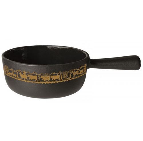 poêlon en fonte émaillée 22cm noir - 7222.14aa