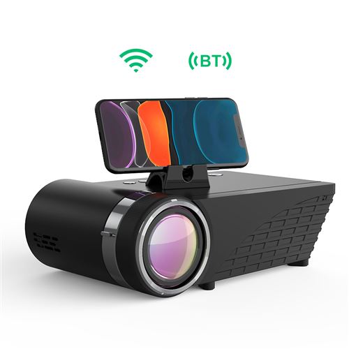 Vidéoprojecteur BlitzWolf BW-VP8 WIFI 5500Lumens LCD LED Écran Cast Bluetooth 5.0 Écouteurs Home Cinéma Noir 720P HD