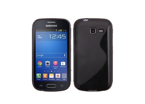 Coque Housse S-Line noire Galaxy Trend Lite Samsung S7390