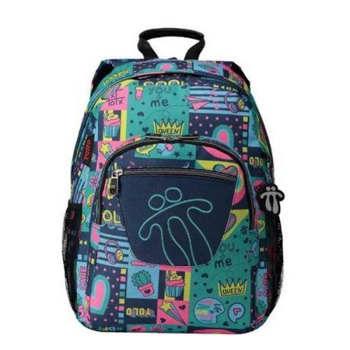 Cartable Queen Totto Acuareles Vert (44 X 35 x 14 cm)