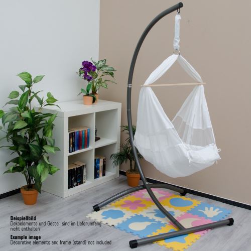 Dunedesign Hamac Pour Bebe 70x36x94cm Berceau Siege Suspendu Pour Babies Blanc Coffre A Jouets Et Rangements Achat Prix Fnac