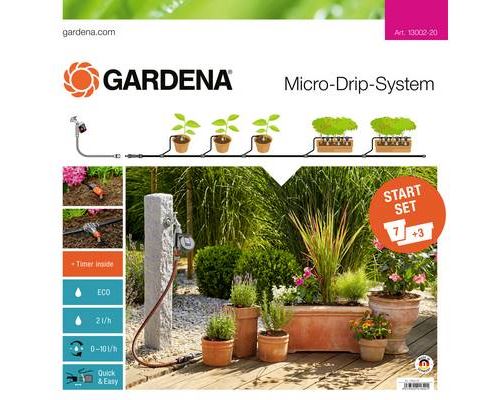 Kit de démarrage pour pots de fleurs M, automatique GARDENA Micro-Drip System 13002-20 Ø 13 mm (1/2) 25 m
