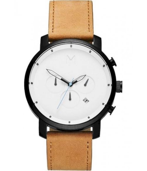 MVMT Montre Homme D-MC01-WBTL ChronographeBlanc
