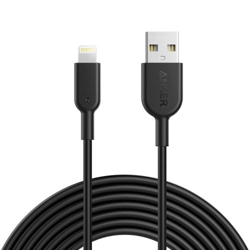 Anker [Certifié MFi] Powerline II Câble Lightning de 3 mètres - Le Nouveau câble Indestructible pour iPhone XS/XS Max/XR/X / 8/8